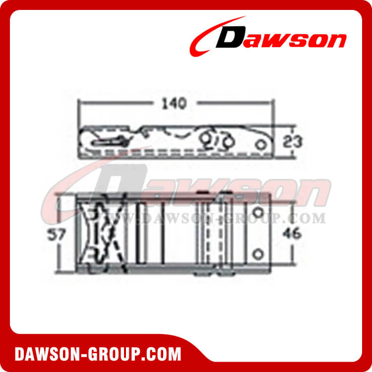 OBS5004 ステンレス鋼 AISI 304 ラチェット バックル - Dawson Group