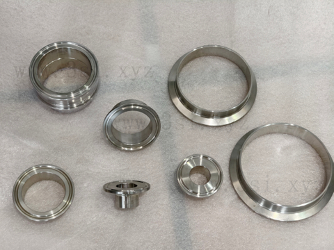Sanitary Stainless Steel SS304/SS316L Tri-Clamp Ferrule, Food Grade Pipe Connector Fitting (1/2" to 12")