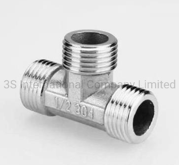 Satinless Steel 304 Male Thread Tee6