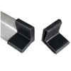 L Shaped Furniture Rubber Plastic Leg Covers Angle Iron Foot3