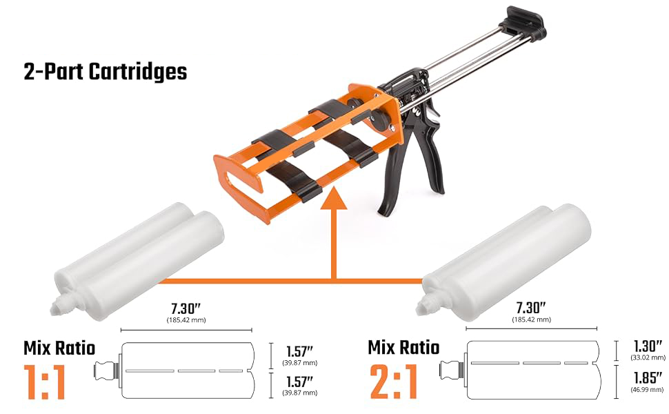 400ml dual cartridge gun
