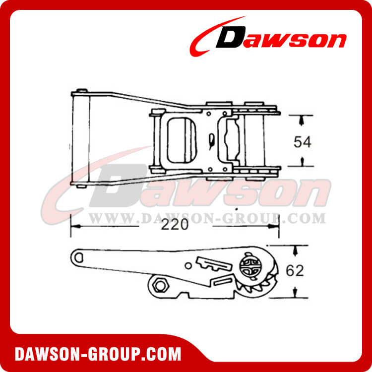 DSRB50601 ラチェット バックル - 中国メーカー サプライヤー