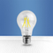 filament glass bulb A60 4W