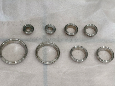 Sanitary Stainless Steel SS304/SS316L Tri-Clamp Ferrule, Food Grade Pipe Connector Fitting (1/2" to 12")
