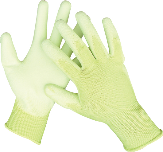 HIGH VISIBILITY PU GLOVES