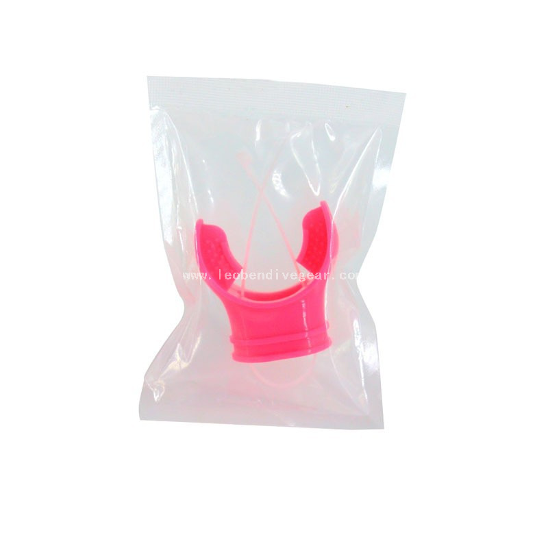 Scuba Diving Silicone/PVC Second Stage Mouthpiece Wholesale Replacement Snorkel Regulator Bite Mouthpiece with Cable Tie