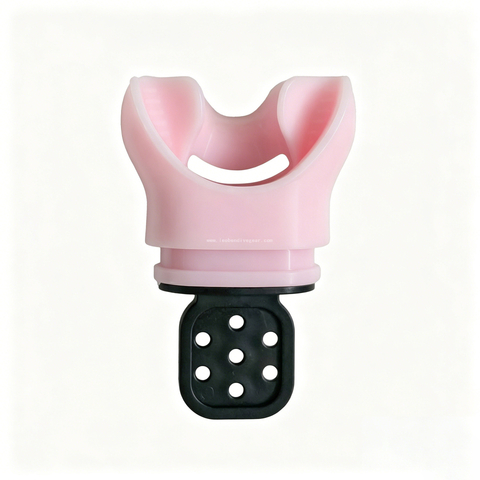 Factory Wholesale Heat Moldable Silicone Diving Mouthpiece With Tongue Pad, Reduce Jaw Fatigue For Scuba Regulator