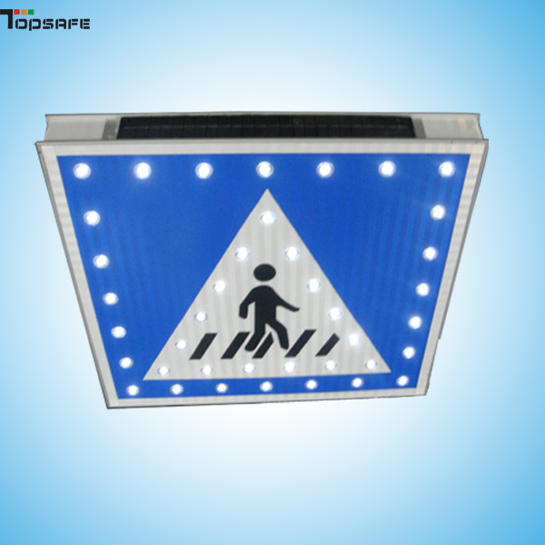 Solar crosswalk signboard