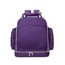 chic luxury fashionable extra large purple diaper bags