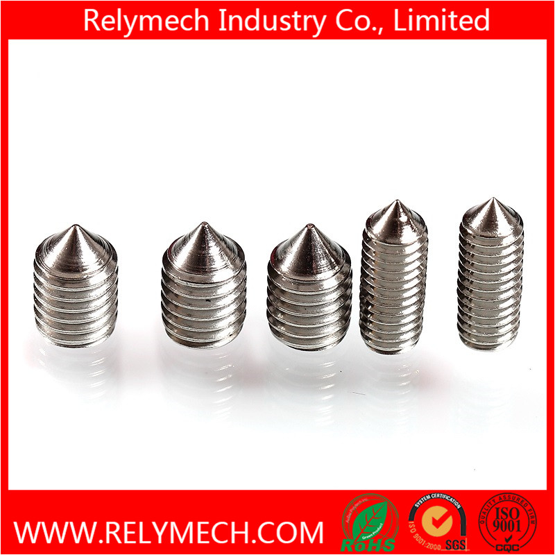 Hex Socket Head Set Screw with Cone Point in Stainless Steel 304