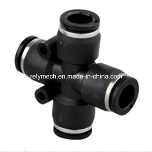 Pza Union Cross Air Fitting for Tube Connection