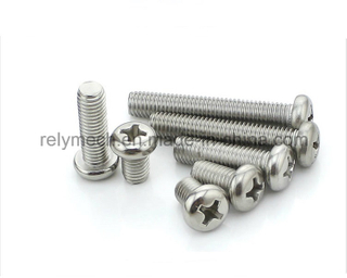 Fastener Stainless Steel Phillip Pan Head Screw/Cross Machine Screw M4-M6