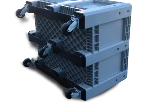 collapsible plastic pallet boxes складные пластиковые ящики для поддонов