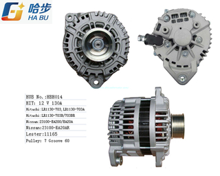 Car Auto Alternator 12V 130A Alternator for Nissan Lester 11165 Lr1130-703