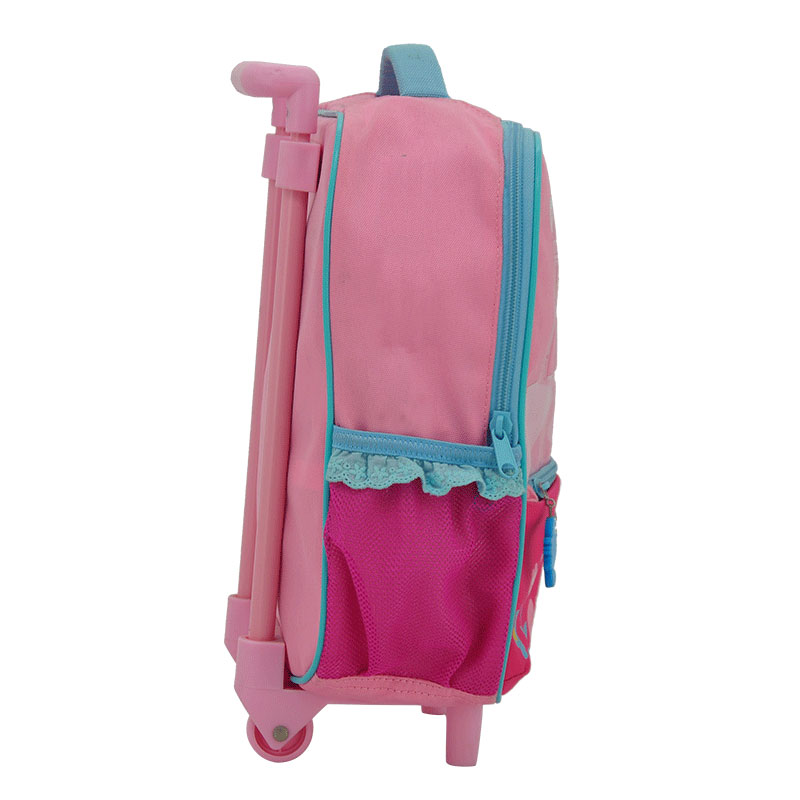 Kids yellow backpack with wheels (2)