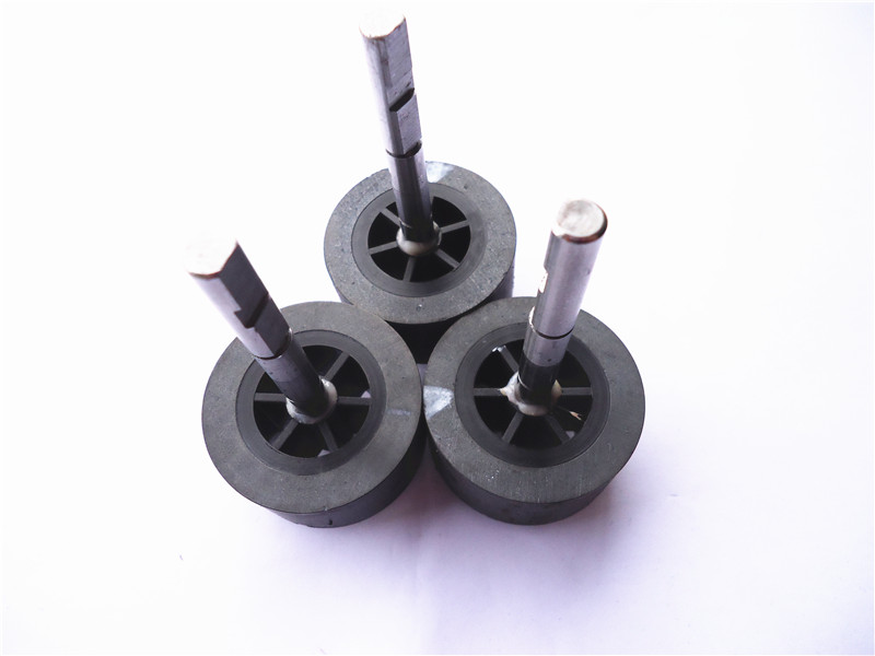 Ferrite integrated motor magnet / Ferrite motor magnet with plastic injection 