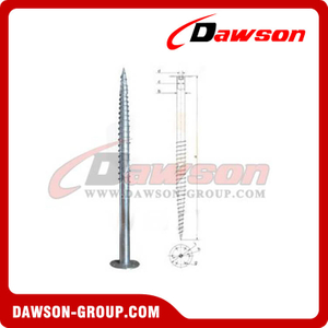 DSb16 F88.9 × 2000 × 220 Earth Auger F Serie Ground Pile