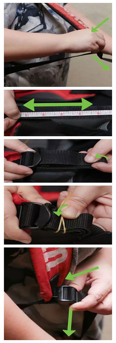 How to shorten the Straps of best backpack cooler