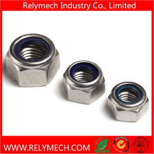 Stainless Steel Hex Nylon Insert Lock Nut M2-M20