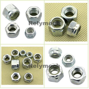 Inch/American Zinc Plated Carbon Steel Nylong Insert Hex Lock Nut