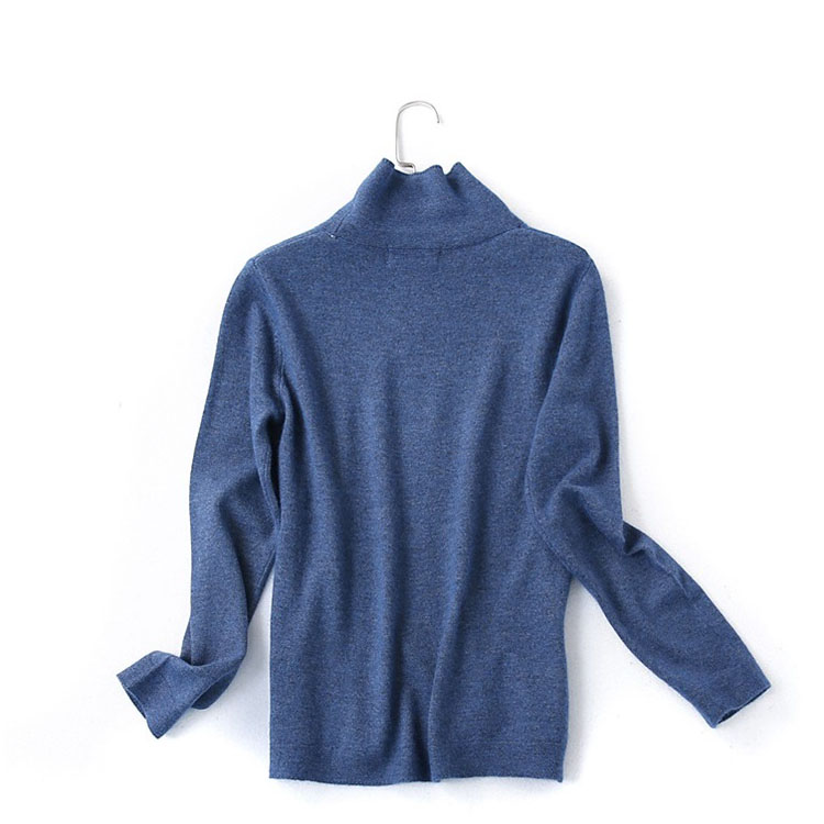 2019 ladies 100%cashmere sweater knitted half collar jumpers sweater