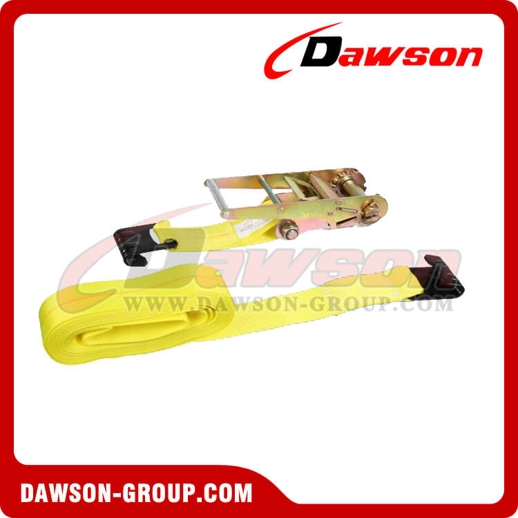 3 ''X27'' フラット フック付きラチェット ストラップ - 中国メーカー サプライヤー - Dawson Group