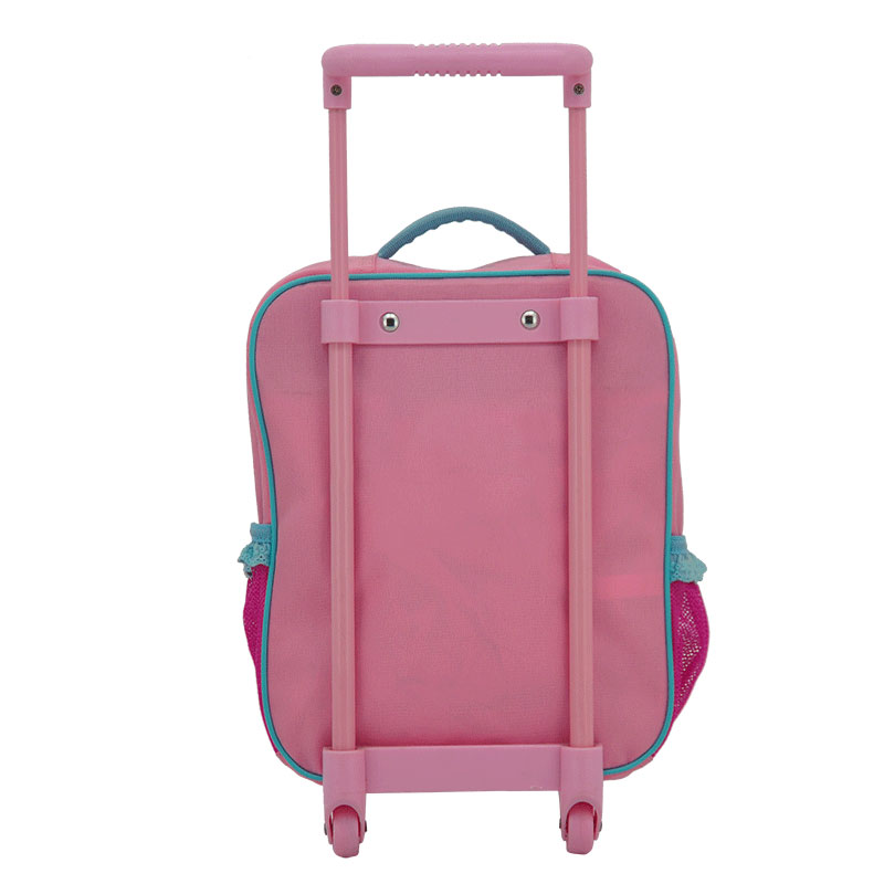 Kids yellow backpack with wheels (3)