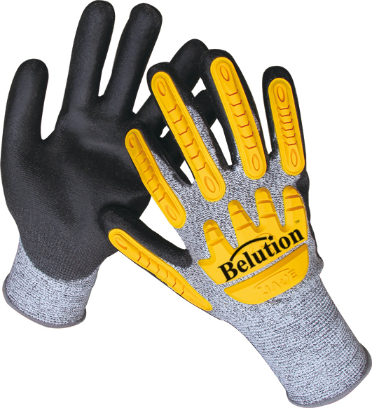 TPR NITRILE SANDY FINISH CUT RESISTANCE GLOVES