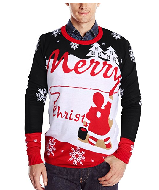 PK1806HX Funny Ugly Christmas Sweater Crewneck Sweater
