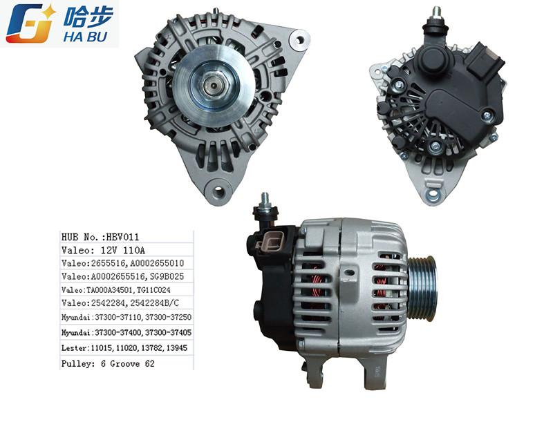 100% New Lester 11188 2655524 37300-37800 Alternator Eb411g 3730037400 Tg11c024 3730037150 Cal32133OS A0002605489