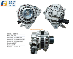 100% New Alternator for Honda 31100-Rna-A01 Lester: 11176