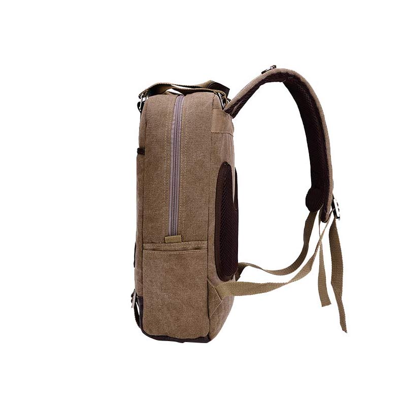 Grey kids canvas backpack (3)
