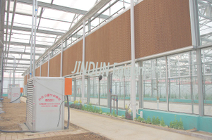 Cooling pad+air condition unit+pipeline, for greenhouse
