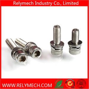Cup Head Hex Head Combination Screw/ Sem Screw with Washer in SUS304