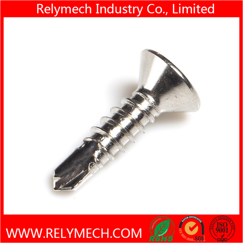 Phillips Countersunk Head Self Drilling Screw In Stainless Steel