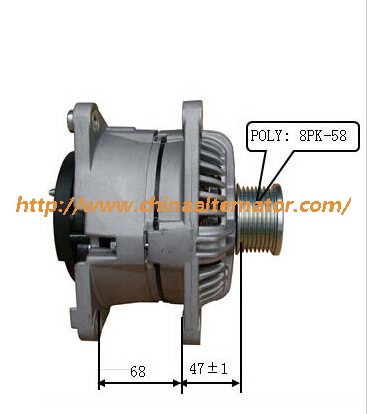 12V 136A Alternator for Bosch Dodge Lester 11239 0124525129