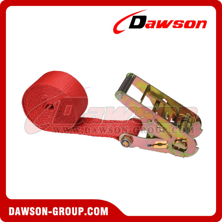2 '' x 10 '' レッドエンドレスラチェットストラップ - フックなし - Dawson Group - 中国メーカーサプライヤー
