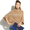 16STC8058 turtle neck ladies cashmere pullover high tech knitting