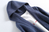 2019SS Women's Wool Cashmere Knit Blank Sweater Long Sleeve Cardigan With Pocket