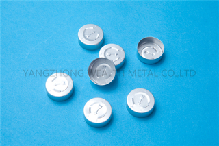 20mm Aluminum tear off cap with arrow
