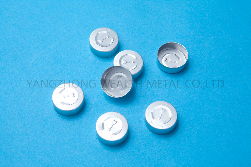 20mm Aluminum tear off cap with arrow