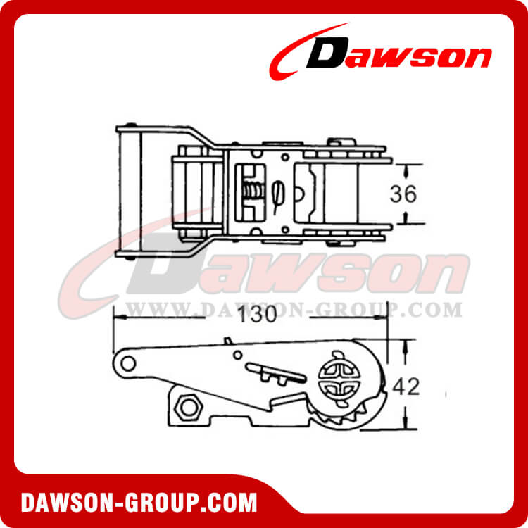 DSRB35203 ラチェット バックル - 中国メーカー サプライヤー