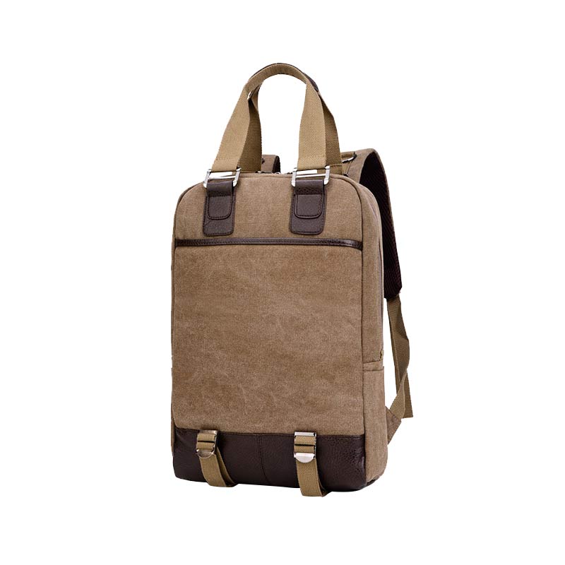 Grey kids canvas backpack (2)