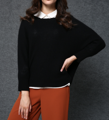 17PKCS489 2017 knit wool cashmere knitted lady sweater
