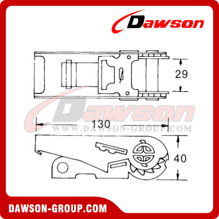 DSRB25153 ラチェット バックル - 中国メーカー サプライヤー