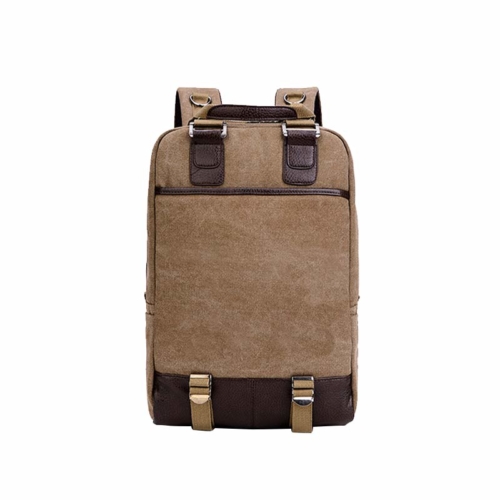 Grey kids canvas backpack (1)