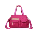 mom pink custom handbag diaper bag for girl