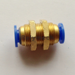 Bulkhead Union Pneumatic Fitting for Tube (PM4-16)