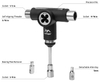Merkapa Ratchet Skateboard T Tools All in One Tool