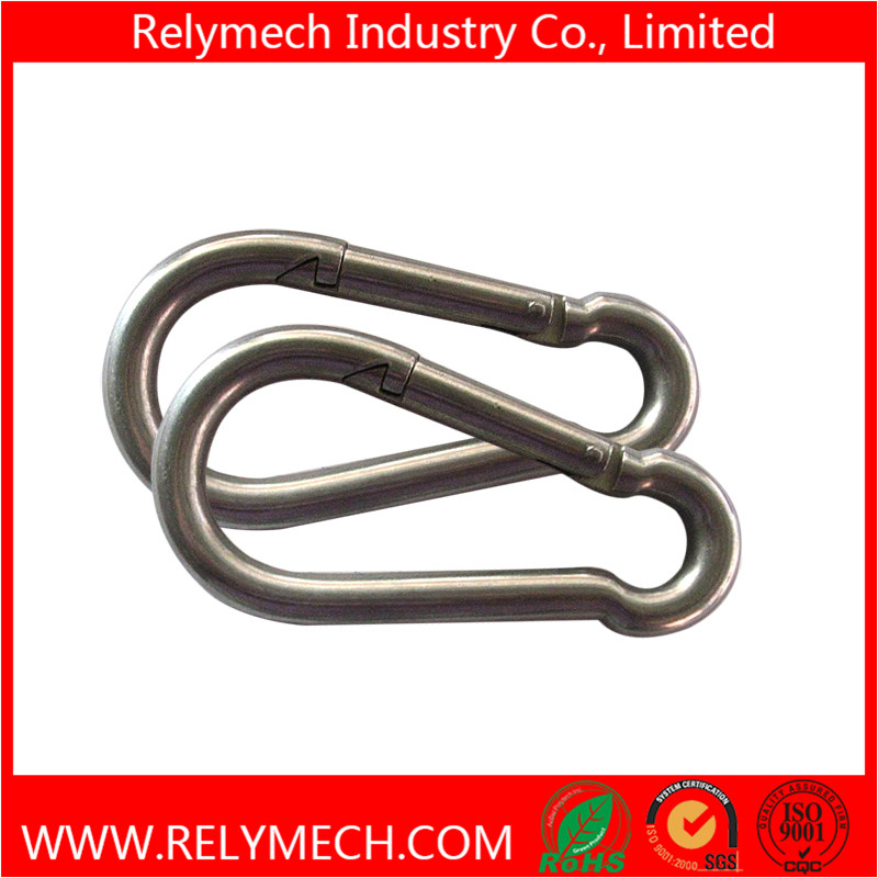 Stainless Steel Carabiner Spring Snap Hook for Chain Rigging